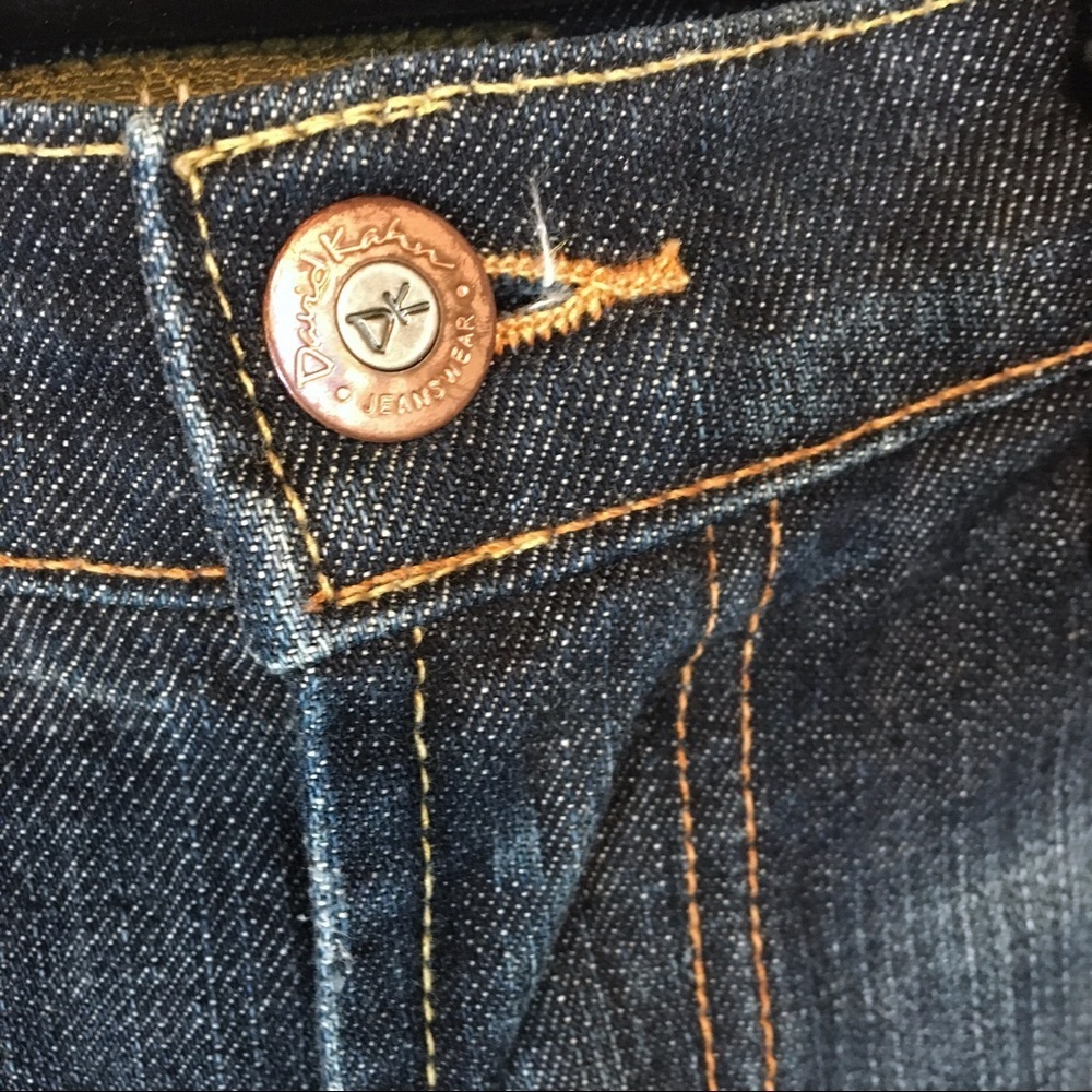 David Kahn Cropped Dark Wash Jeans Size 26 - Picture 7 of 7